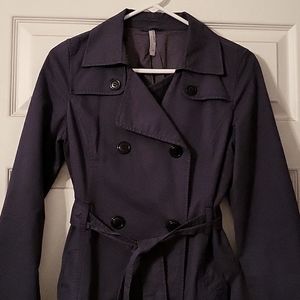 Navy Blue Trench Coat